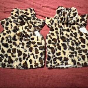 Mud Pie Animal Print Faux Fur Vest (2 available)
